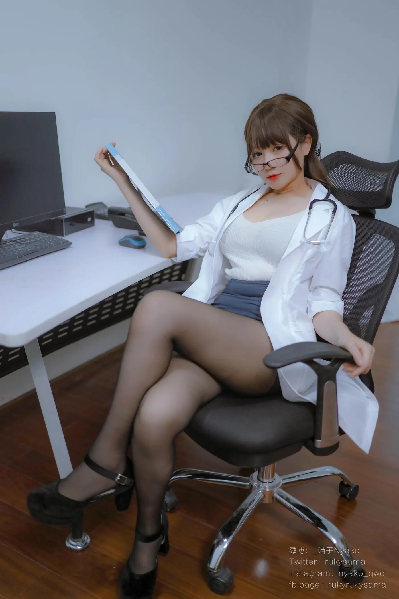 Nyako喵子 – NO.26 秘密病棟 [82P]插图7